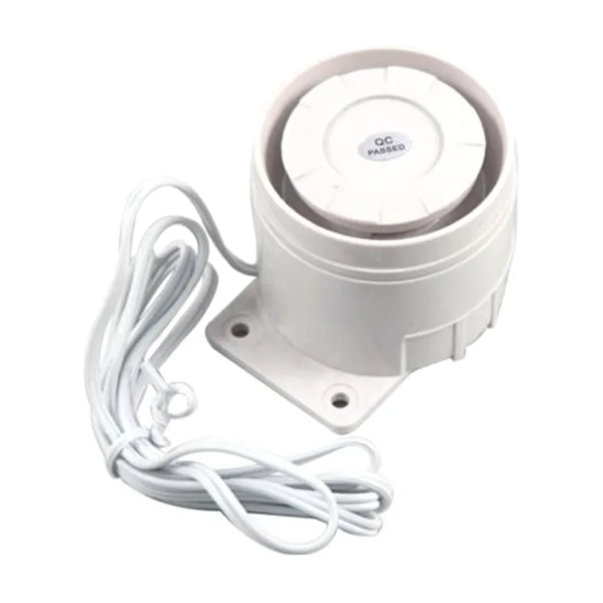 110dB mini indoor wired alarm siren with 12V jack connector for GT10WC replacement