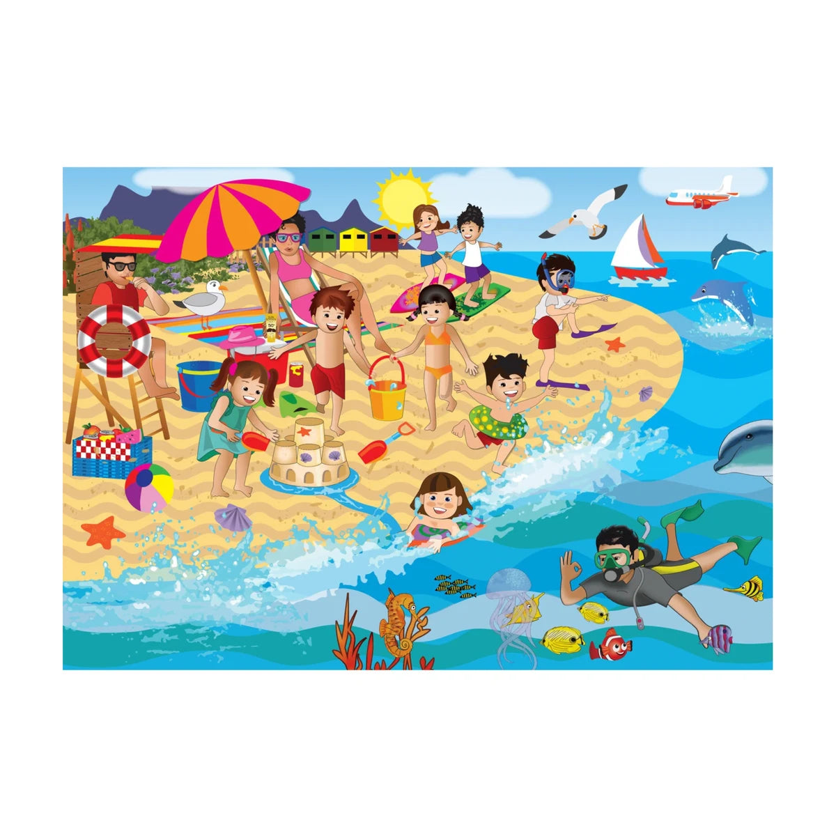 At the Beach 36Pcs