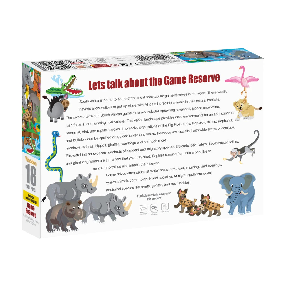 Game Reserve 18Pcs