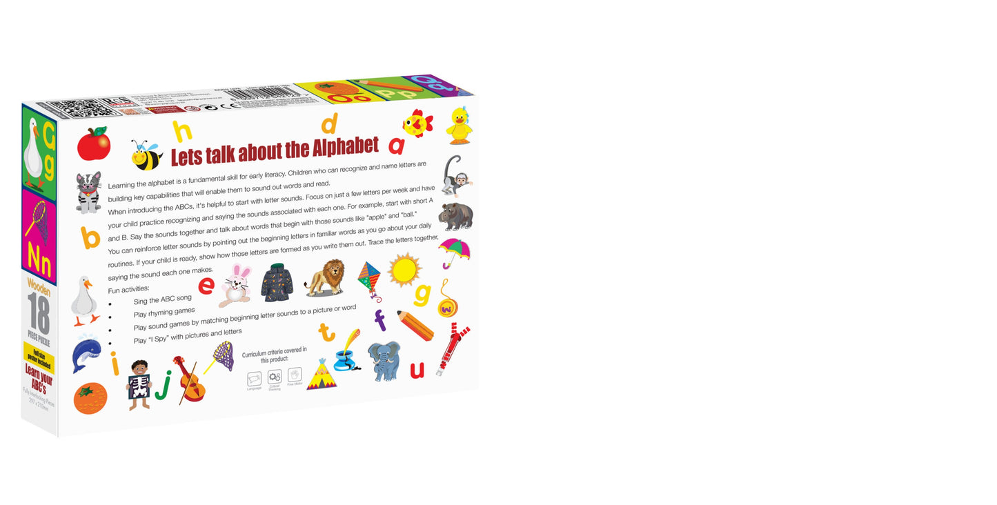 Learn Your ABC's 18Pcs