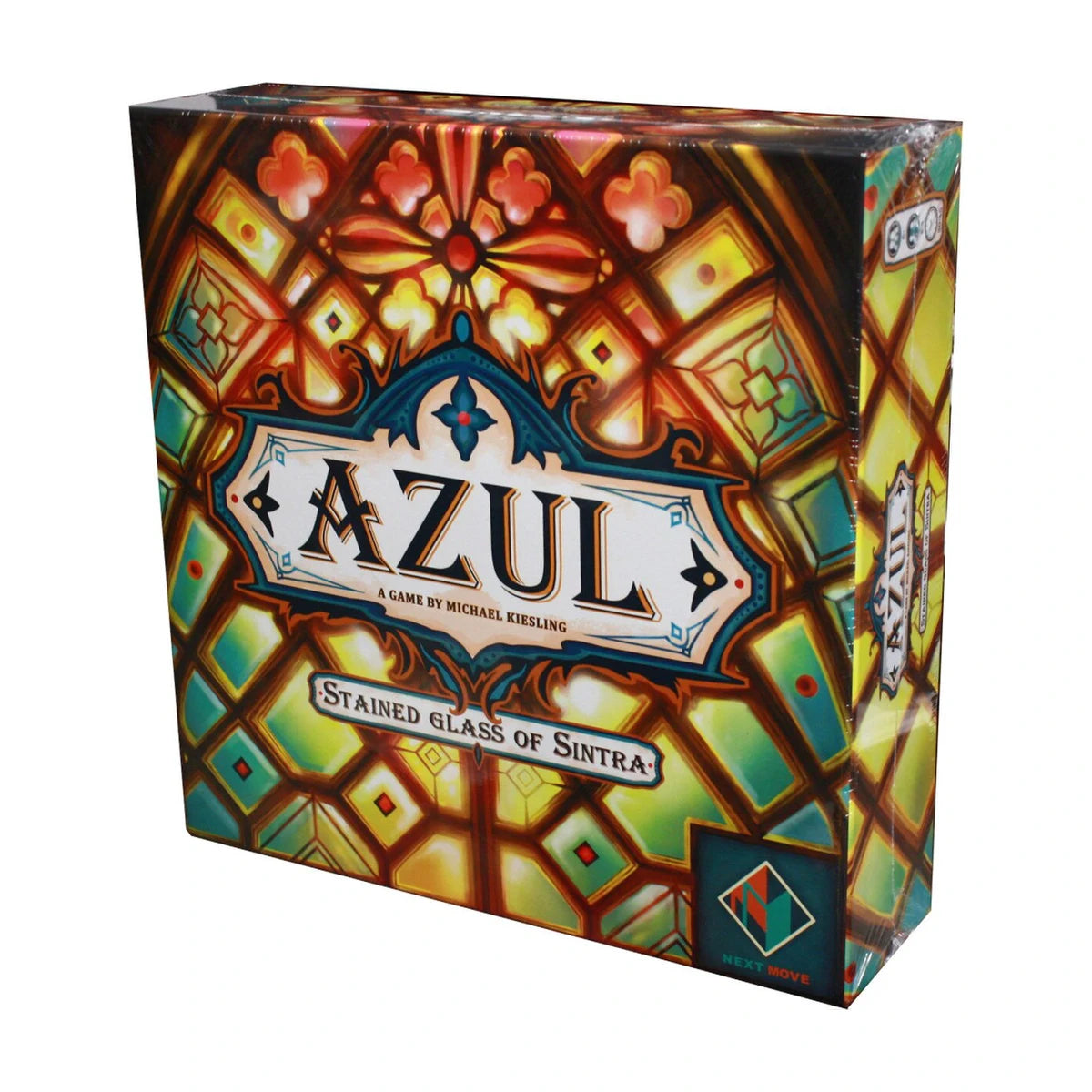 Azul Stained Glass of Sintra strategy board game box angled view
