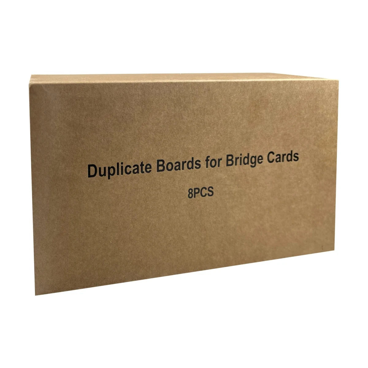 Packaging for 8-piece duplicate board set for Bridge cards
