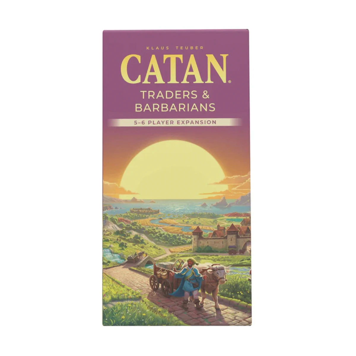 CATAN Traders and Barbarians 5 to 6 Player Expansion front box for the official 6th Edition expansion