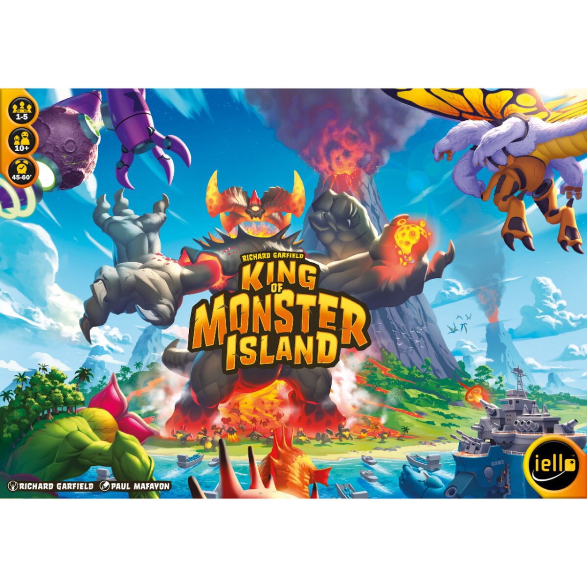 King of Monster Island box art closeup