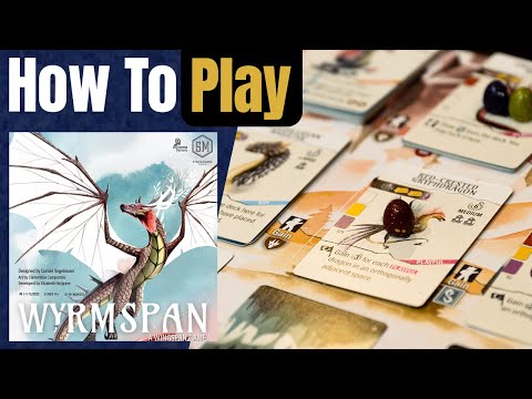 How to play Wyrmspan dragon strategy board game video guide