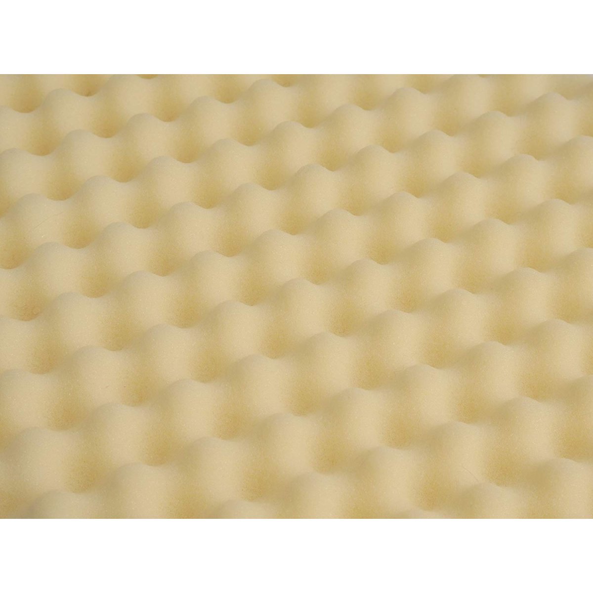 Close-up of the textured egg-crate-style foam shown for the Rosewood Orthopaedic Bone Plush Dog Mattress, featuring a raised and contoured surface.