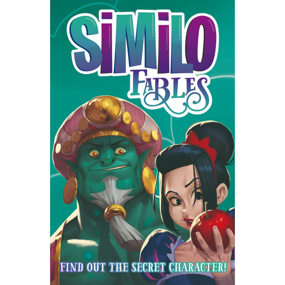 Similo Fables front cover artwork showing fairy-tale characters for the cooperative deduction card game
