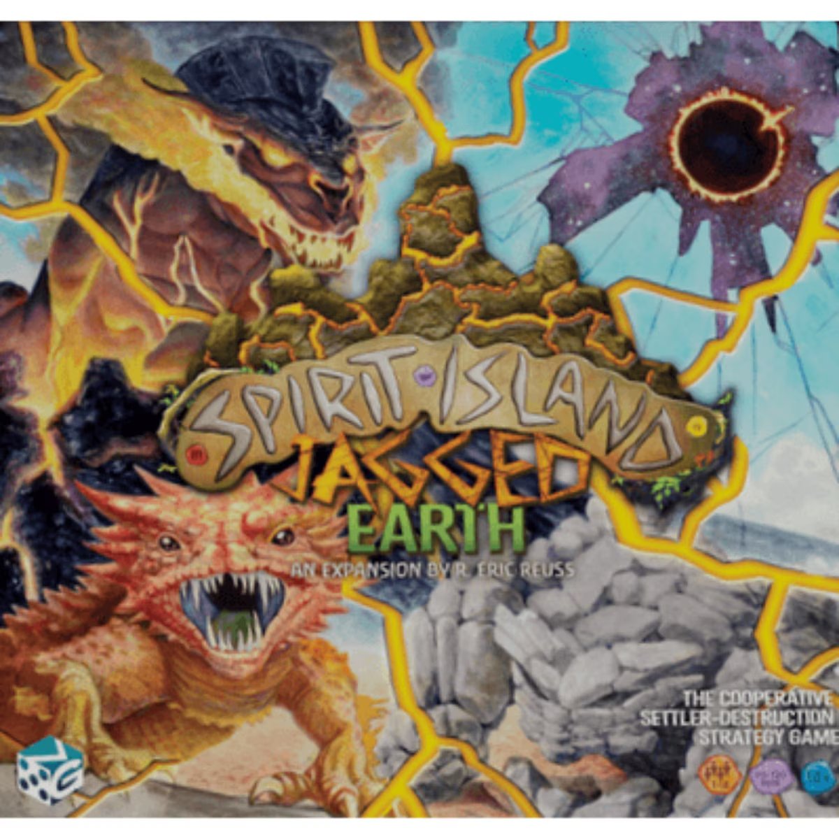 Spirit Island Jagged Earth board game expansion box front