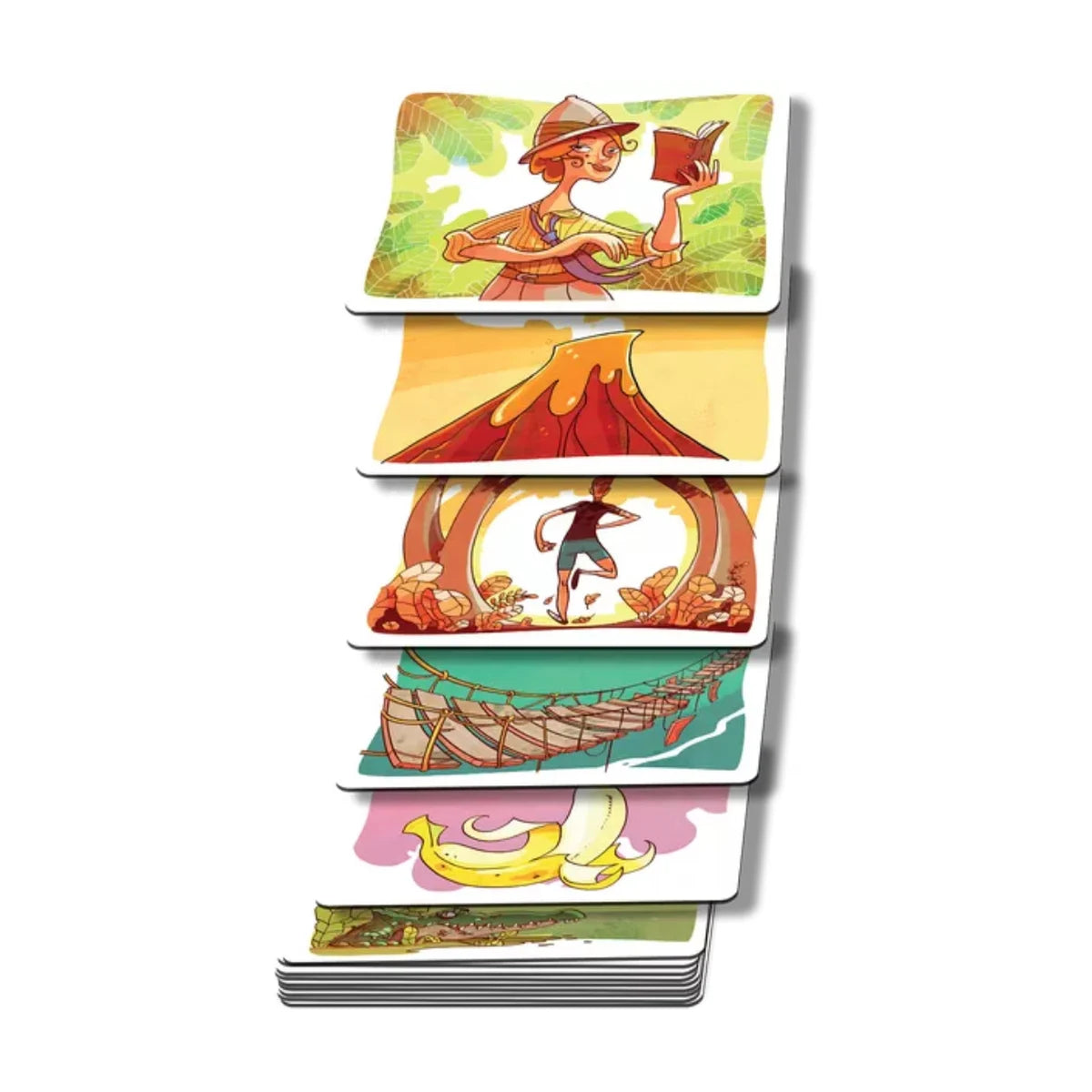Story Box Adventures illustrated cards showing adventure scenes for storytelling play