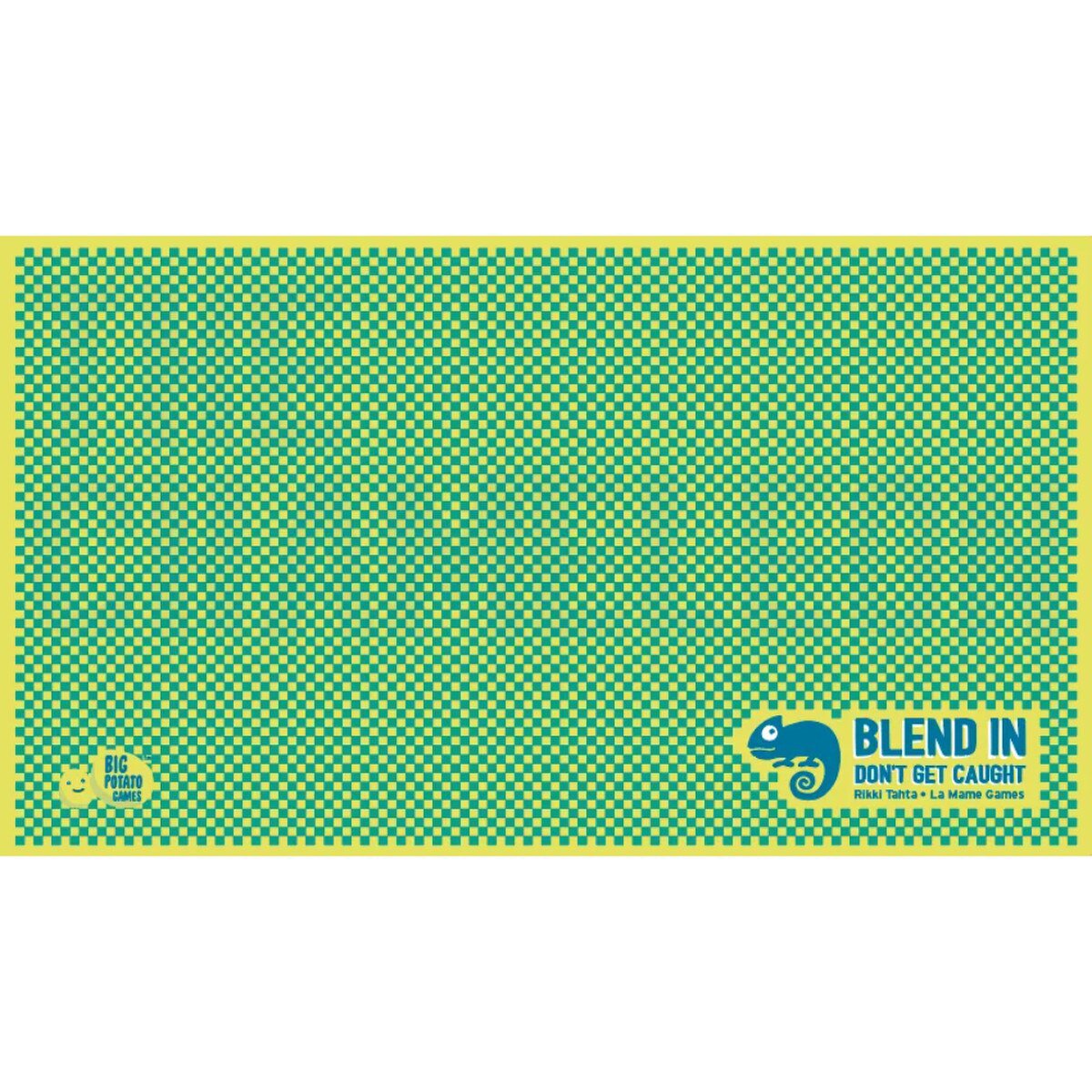 The Chameleon party game box artwork showing the green and yellow hidden chameleon design