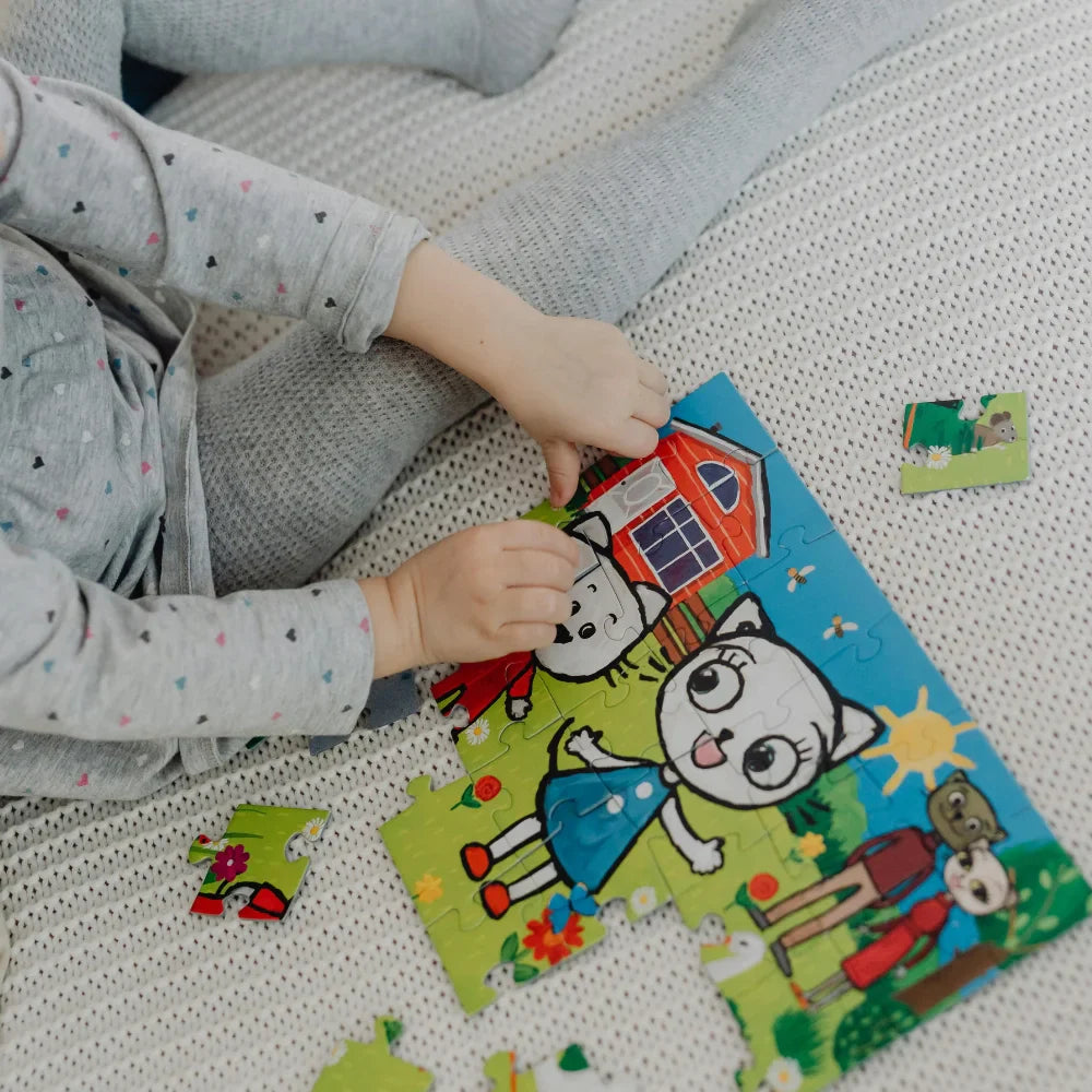 Child solving a puzzle - Educational Puzzles- Puzzles for children - Afrishon World