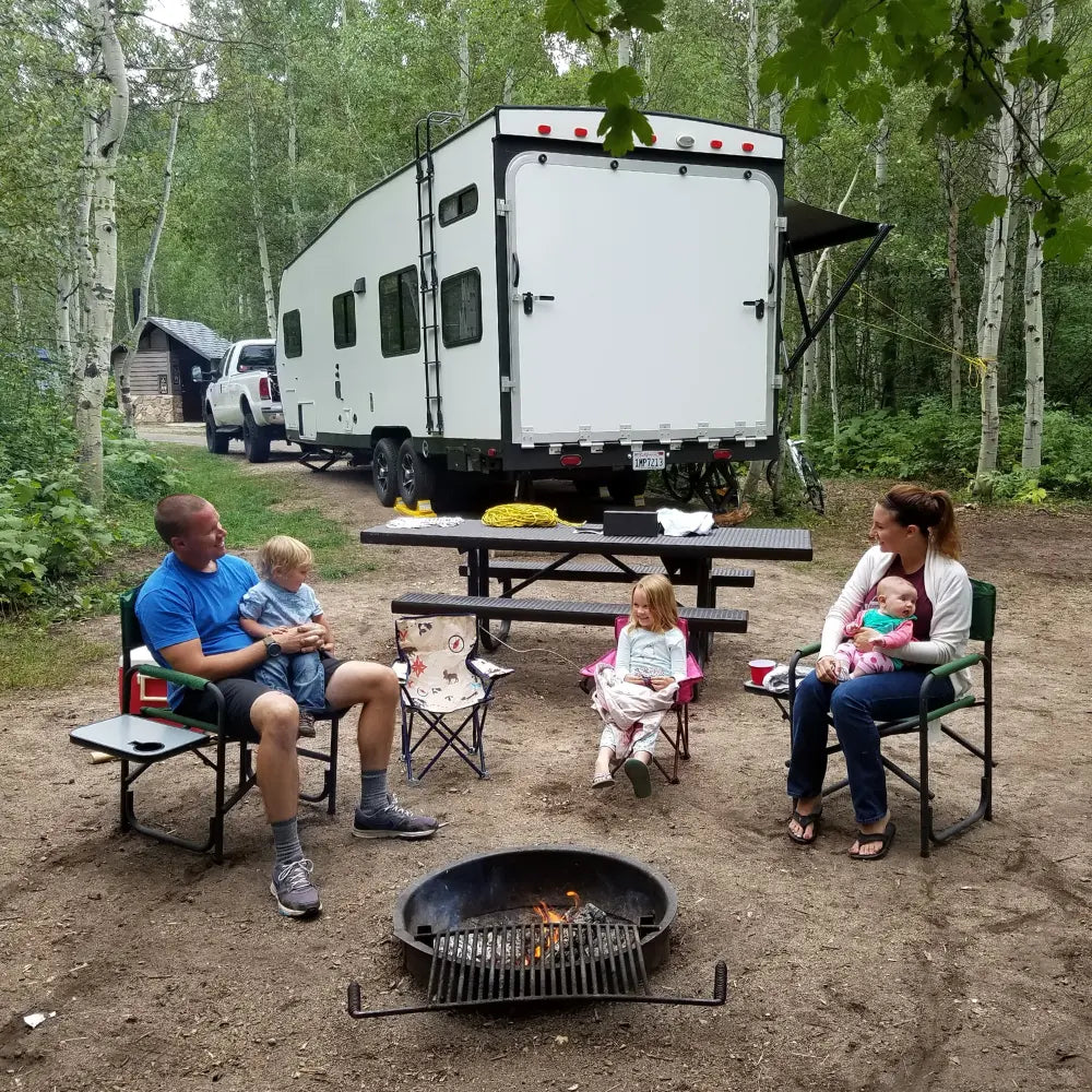 Family camping together in the woods- Family Games & Entertainment -Afrishon World
