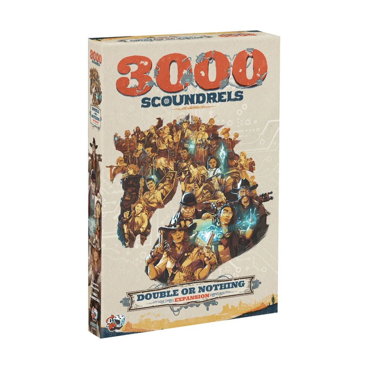 3000 Scoundrels Double or Nothing Expansion board game box