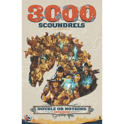 Front cover of 3000 Scoundrels Double or Nothing Expansion