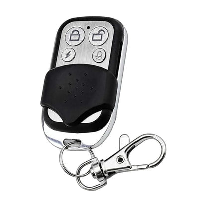 Replacement 433MHz keyfob remote for GT10WC GT10WR alarm system front view with buttons