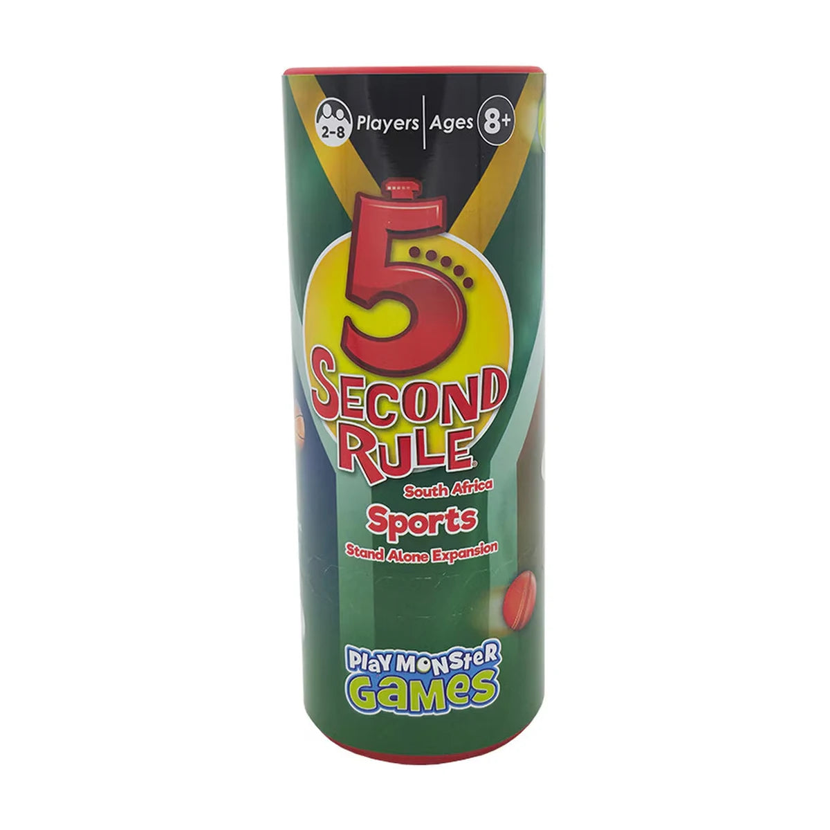 5 Second Rule South Africa Sport Travel Edition front tube packaging