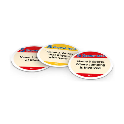 5 Second Rule South Africa Travel Edition prompt cards with quick answer challenges