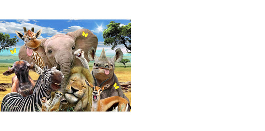 African Selfie Board Puzzle 150Pcs