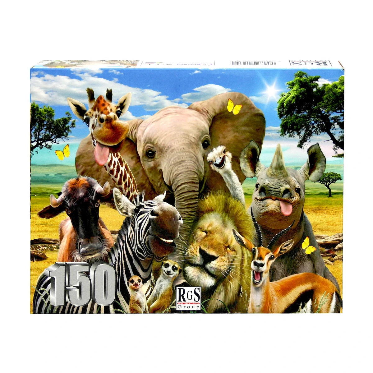 African Selfie Board Puzzle 150Pcs