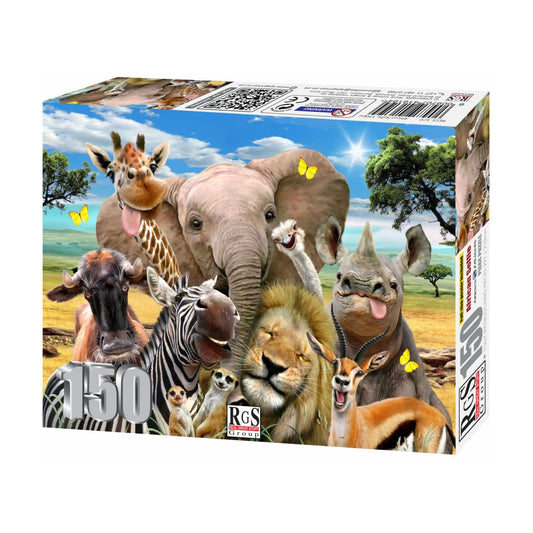 African Selfie Board Puzzle 150Pcs