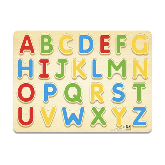 English Alphabet Capitals Tray 26 Pcs