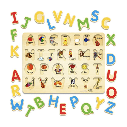English Alphabet Capitals Tray 26 Pcs