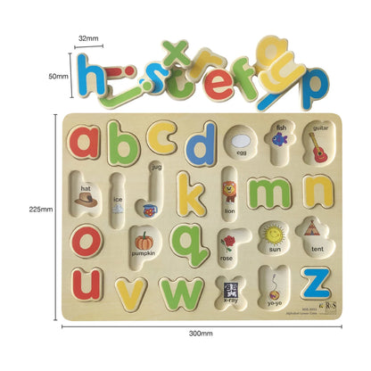 English Alphabet Lower Case Tray 26 Pcs