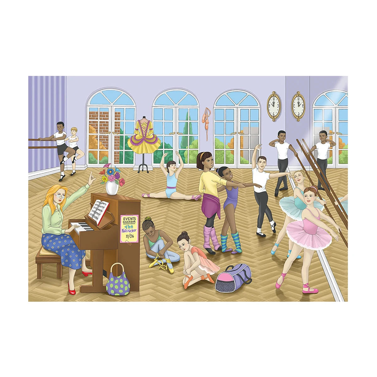 Ballet Wooden Jigsaw Puzzle 48 Pcs