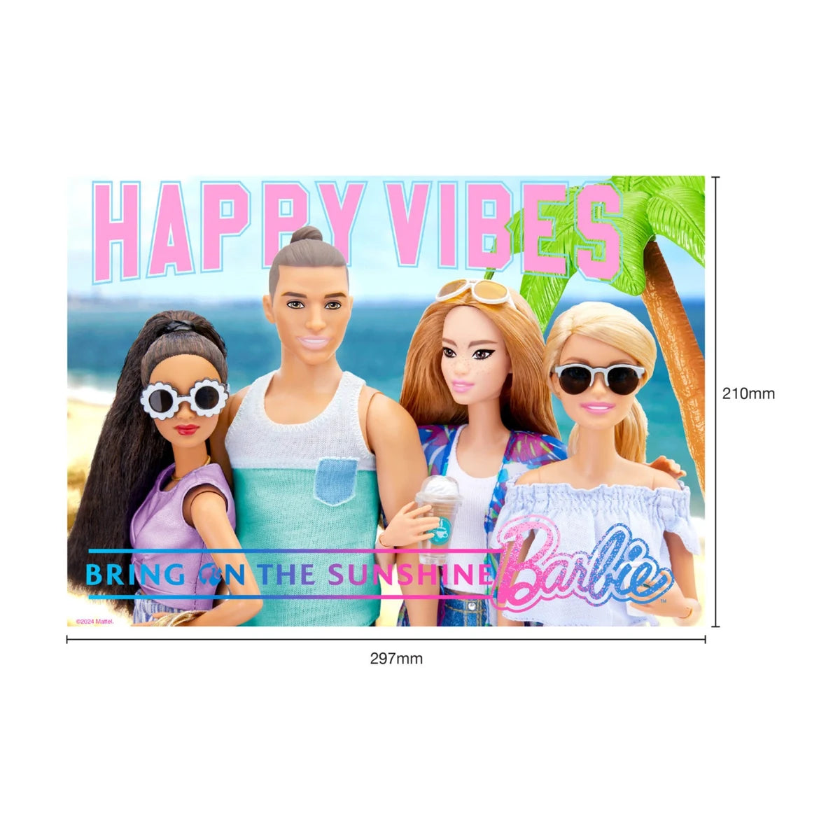 Barbie Happy Vibes Board Puzzle 80Pcs