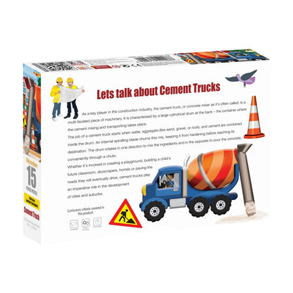 Cement Truck Puzzle 15 Pc