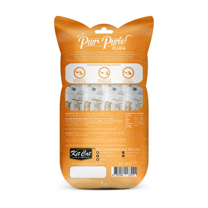 Kit Cat Purr Puree Plus+ Chicken & Fish Oil (Skin & Coat)