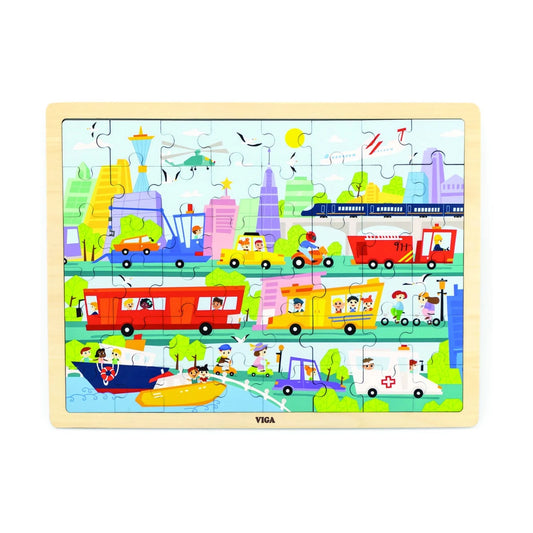 Viga City Transport Puzzle 48Pc