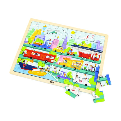 Viga City Transport Puzzle 48Pc