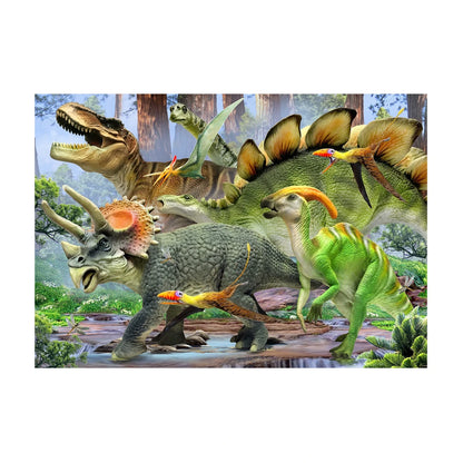 Dinosaurs in the Forest 48Pcs