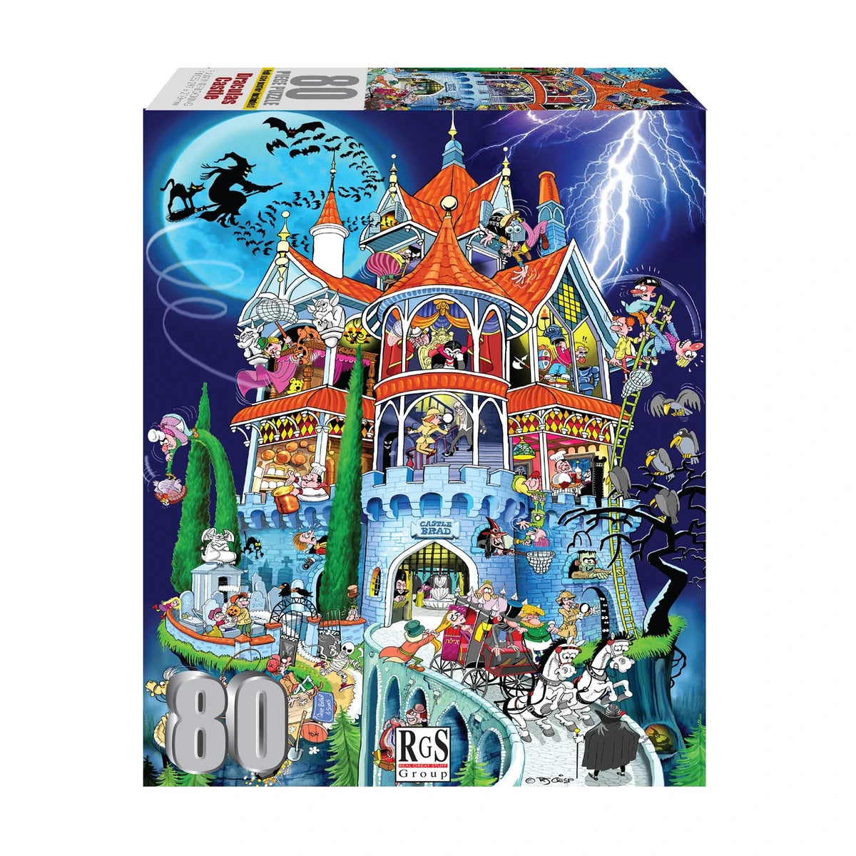 Dracula's Castle Board Puzzle 80Pcs