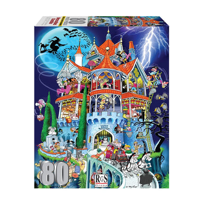 Dracula's Castle Board Puzzle 80Pcs