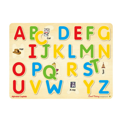 English Alphabet Capitals Tray 26 Pcs