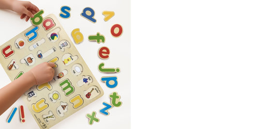 English Alphabet Lower Case Tray 26 Pcs