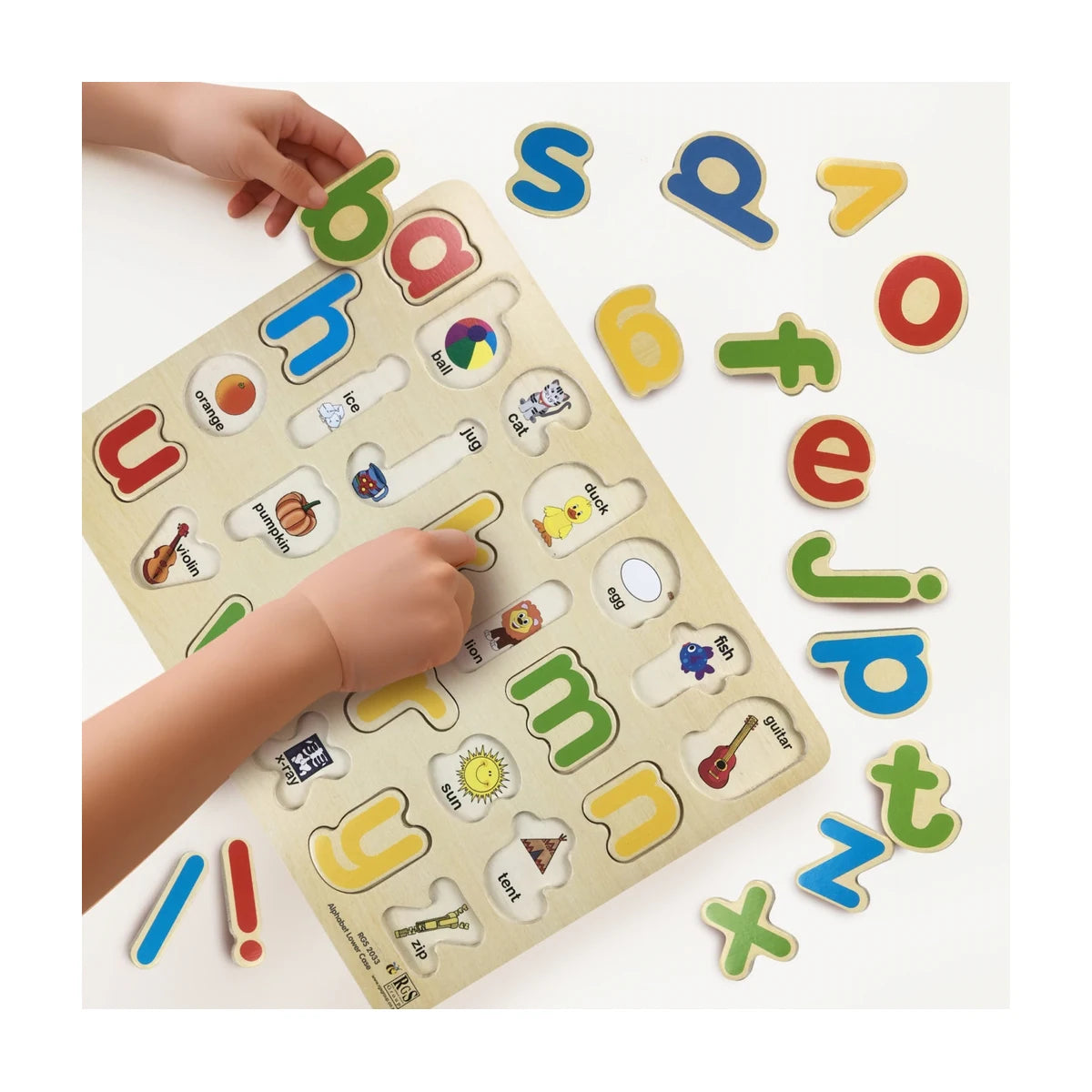 English Alphabet Lower Case Tray 26 Pcs