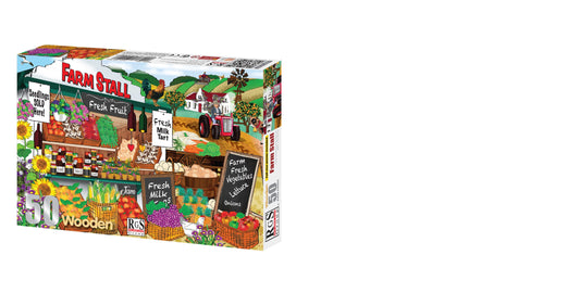 Farm Stall Wooden Puzzle 50Pcs