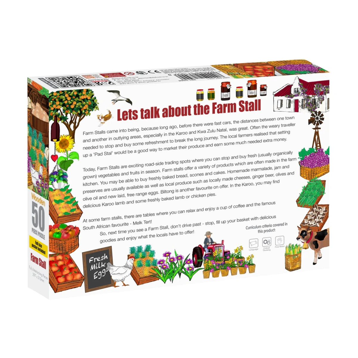 Farm Stall Wooden Puzzle 50Pcs