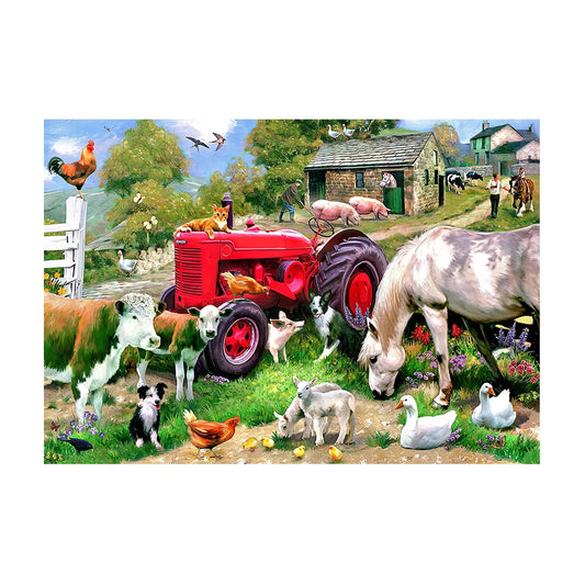 Farmyard Wooden Jigsaw Puzzle 24 Pcs