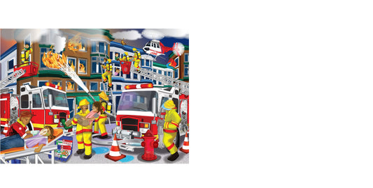 Fire Fighters Wooden Puzzle 63Pcs