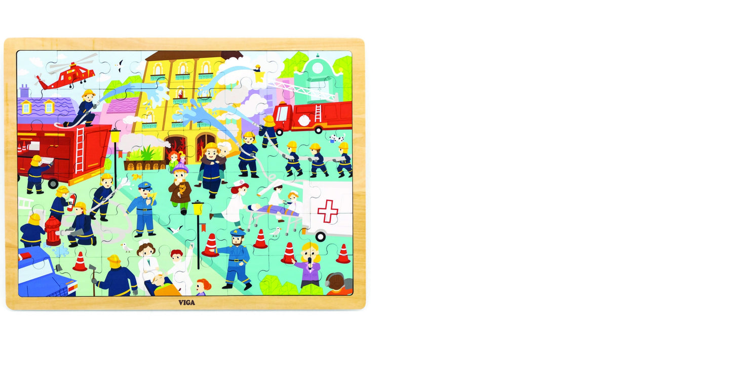 Viga Fire Fighters Puzzle 48Pcs