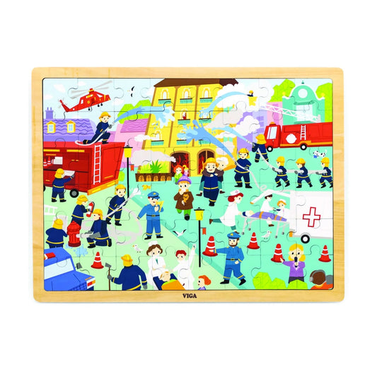 Viga Fire Fighters Puzzle 48Pcs