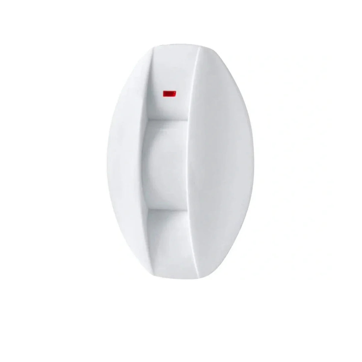 Wireless indoor curtain PIR motion sensor 433MHz for door and window alarm systems, white detector with indicator LED