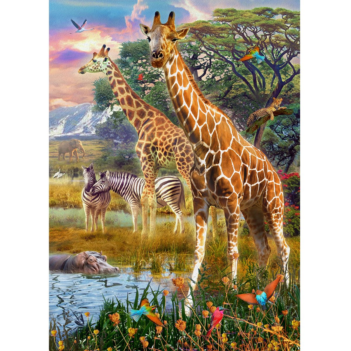 Giraffes Puzzle 120Pcs