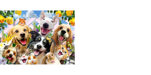 Happy Pets Wooden Jigsaw Puzzle 36Pcs