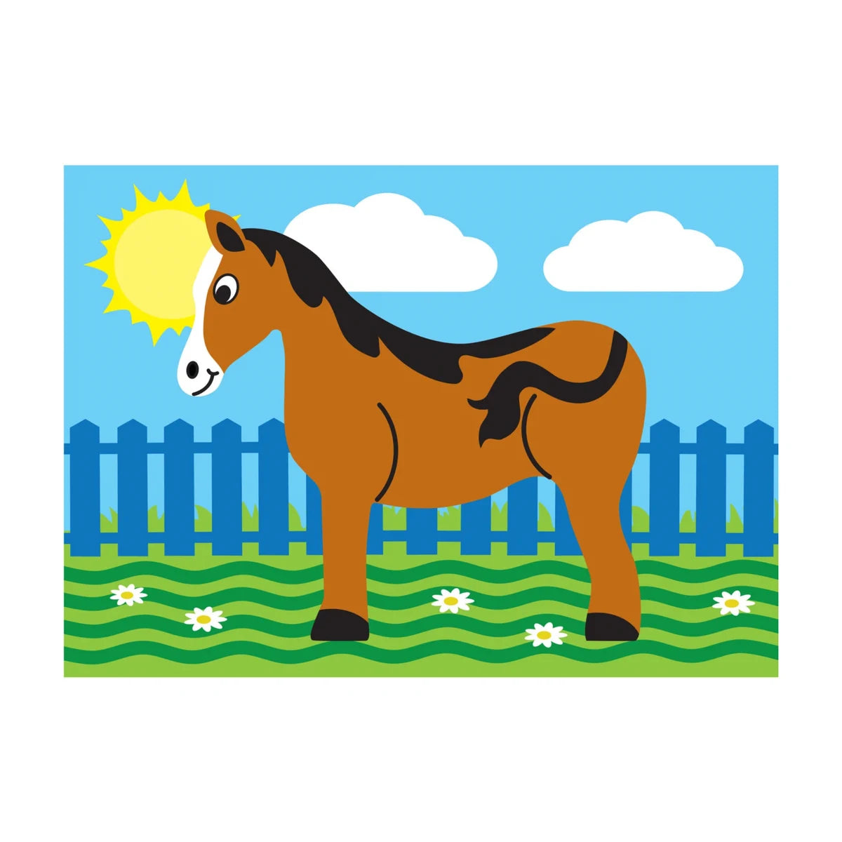 Horse Puzzle 9 Pcs