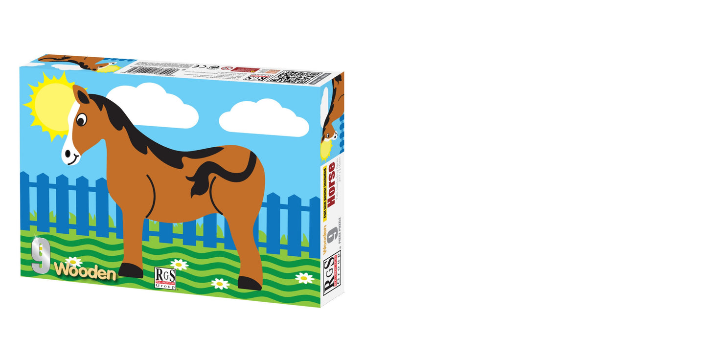 Horse Puzzle 9 Pcs